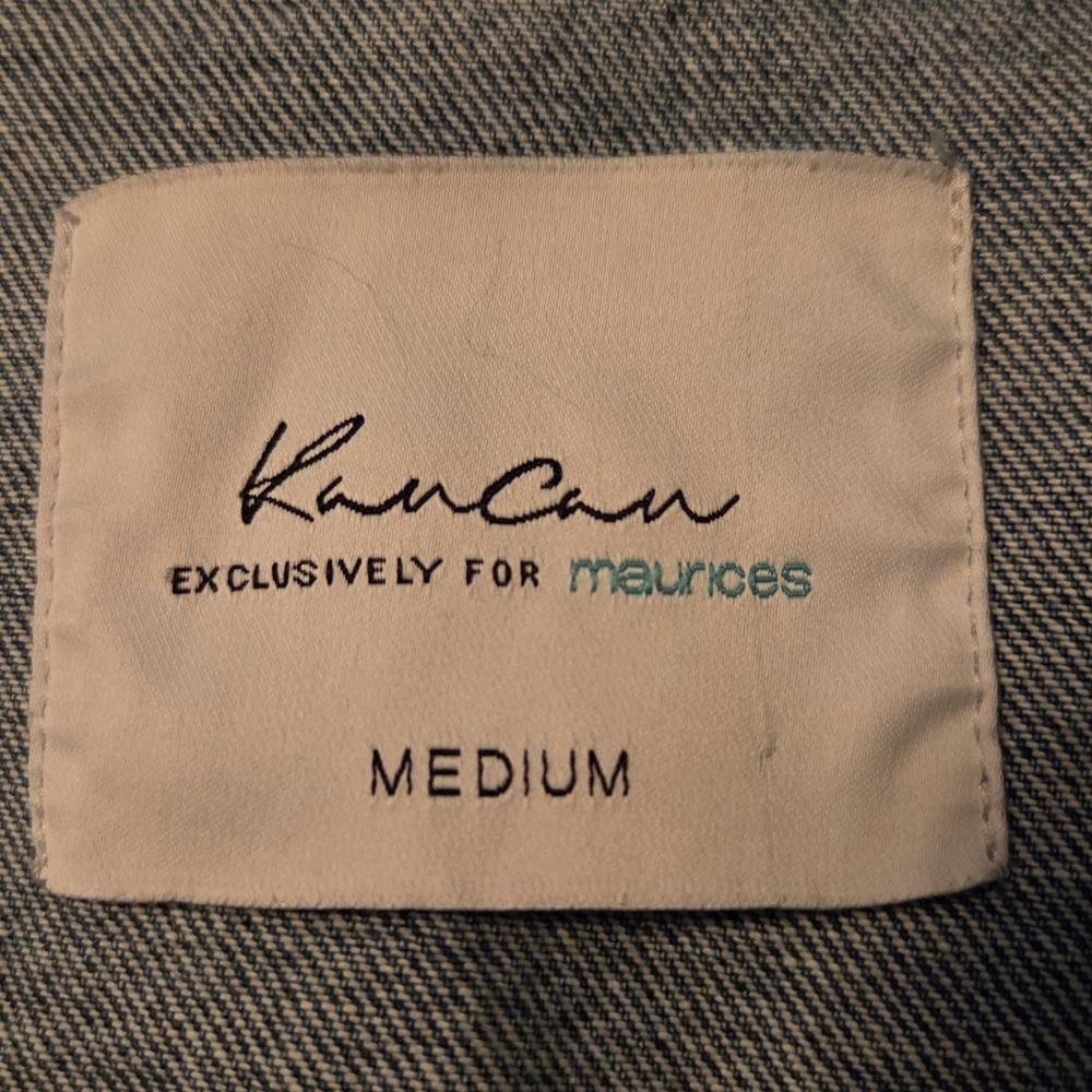 KanCan Distressed Jean Jacket - Picture 10 of 12